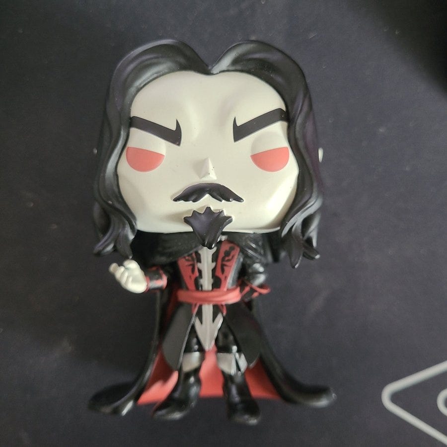 Funko Pop!: Castlevania Bundle De 5: Trevor Belmont, Vlad Drácula Tepes, Adrian Tepes, Colmillos Azules Y Sypha Belnades