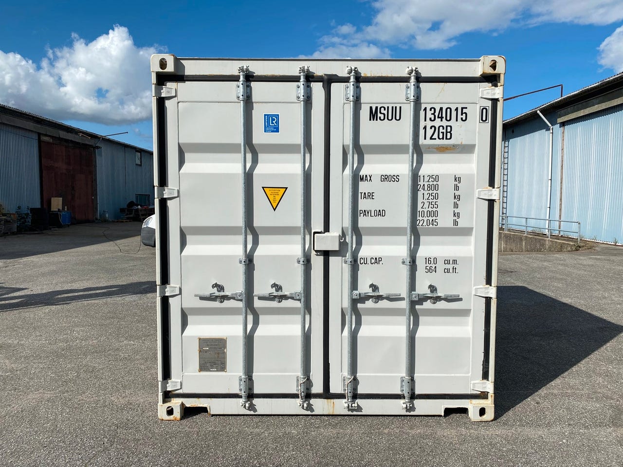 10 fods container Ny, ( Både Jylland, fyn & Sjælland ) i Sort, Grå ...