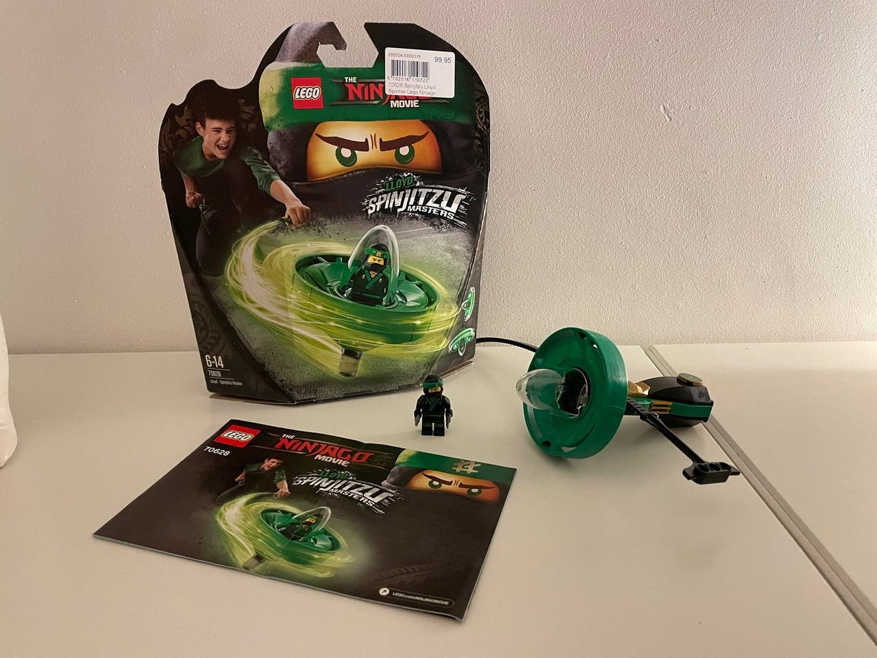 Spinner 70628 Lego Ninjago NEW Lloyd Spinjitzu Master Ninjago