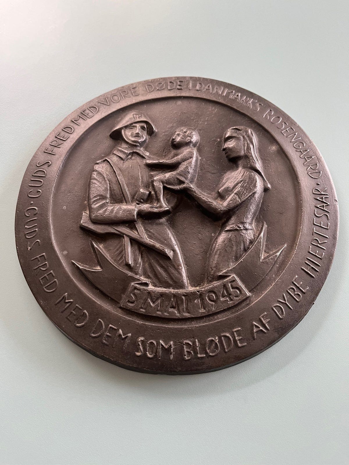 Metalplatte Danmarks Befrielse 1945 DBA metalplatte-danmarks-befrielse-1945-dba