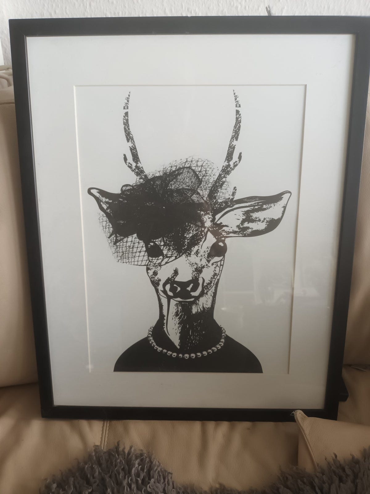 FLOT SORT HVID BILLEDE, b: 43 h: 53 | DBA