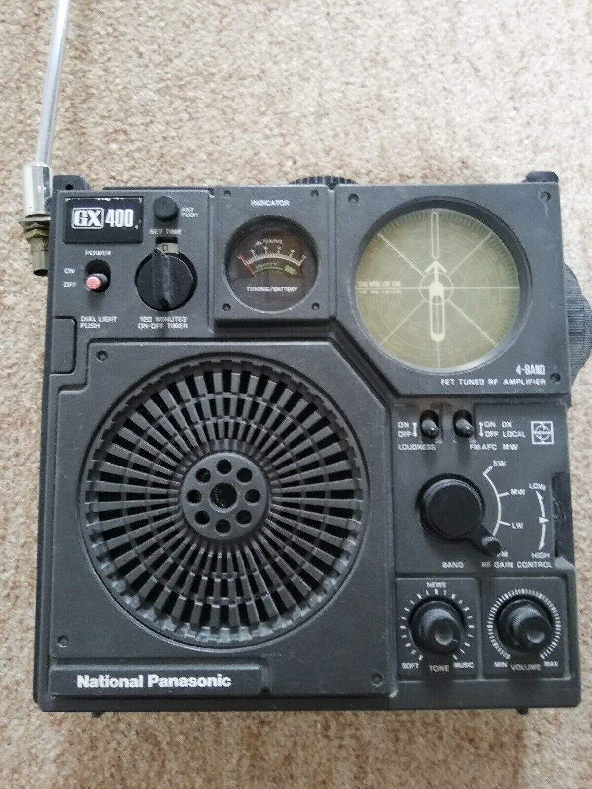AM/FM radio, Panasonic, GX 400 | DBA