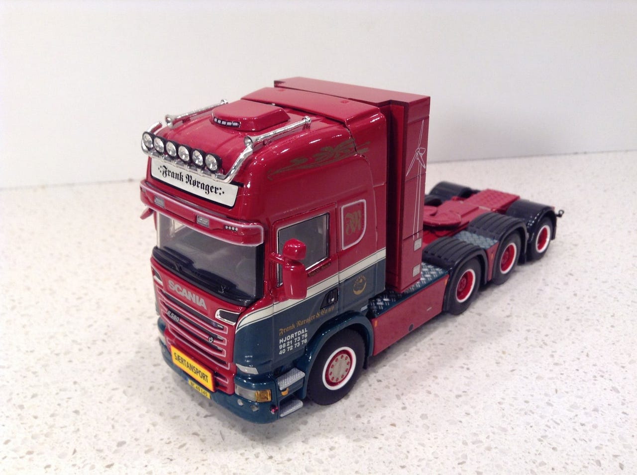 Modellastbil, wsi Scania R580, skala 1:50 | DBA