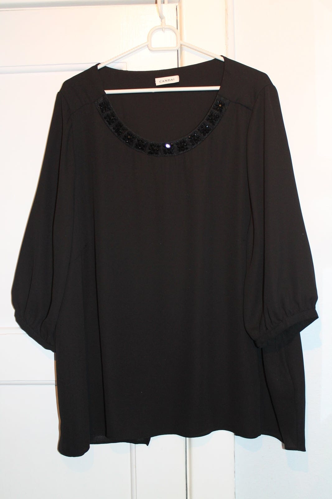 Sort bluse fra CANDA i str. 48 | DBA