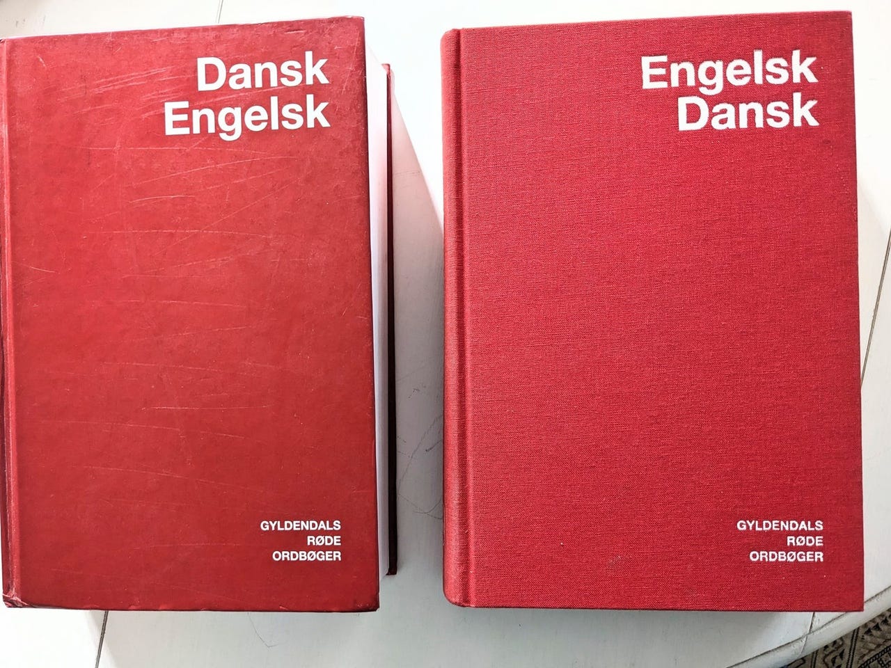 Danish-English English-danish dictionary ordbog, Axelsen, emne