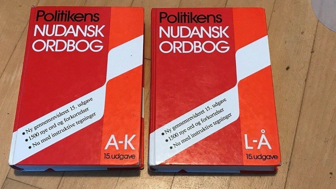 Nudansk ordbog A-K og L-Å, Politiken, 15 udgave | DBA