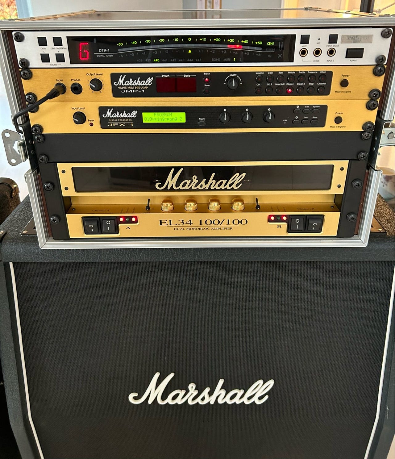 Guitaranlæg, Marshall Anlæg, 2x100 W | DBA