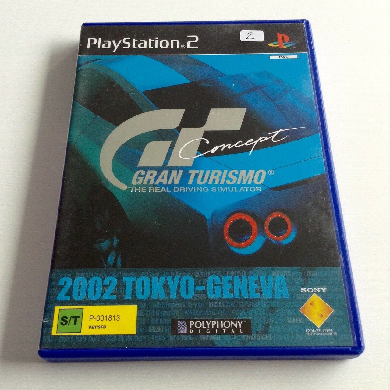 Sony Playstation PS2 - Gran Turismo Concept 2002 Tokyo-Geneva - PAL