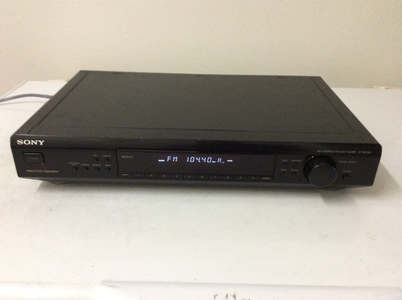 Platine Tuner Sony ST-SE300 AM/FM RDS Stereo Argenté Occasion