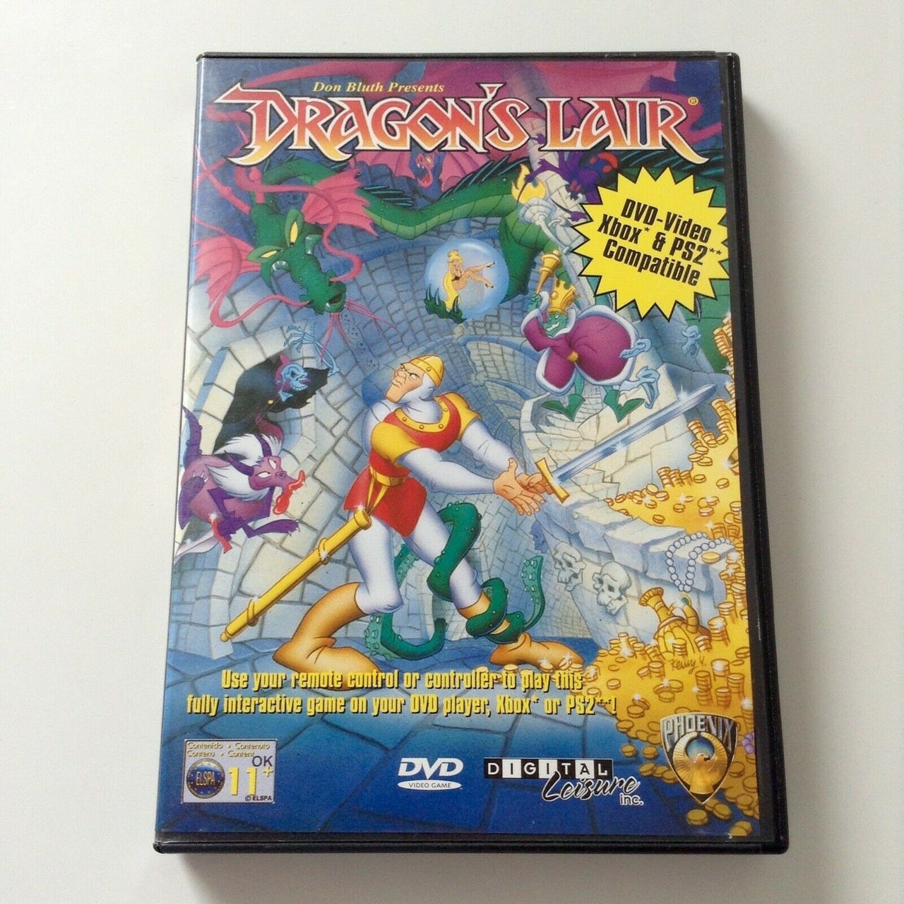 Dragon's Lair, DVD, tegnefilm | DBA