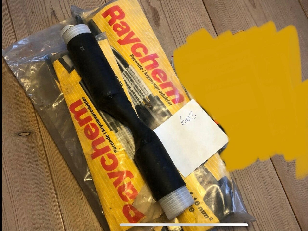 Krympeflex/krympe flex + tilslutning for jordleder, Raychem | DBA