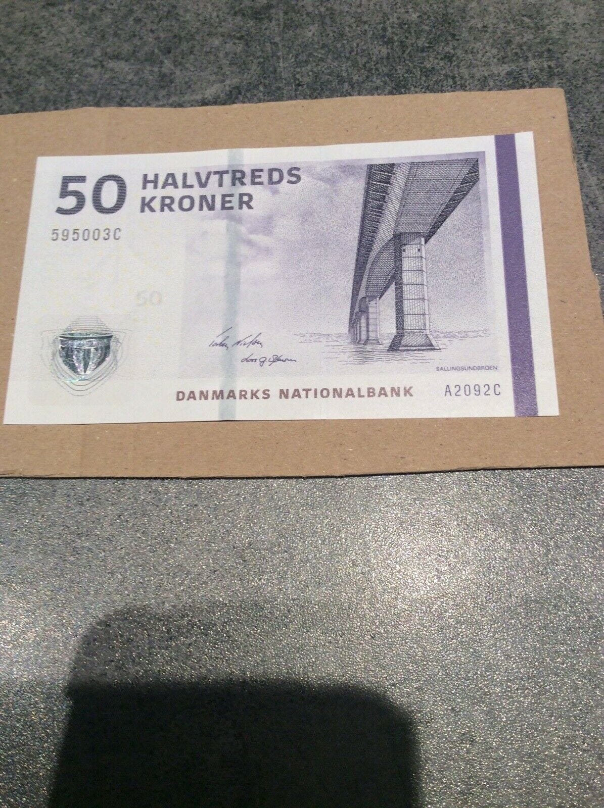 50 HALVTREDS KRONER A4 2009 Hvem vil sælge denne?. Skriv hvad du har | DBA