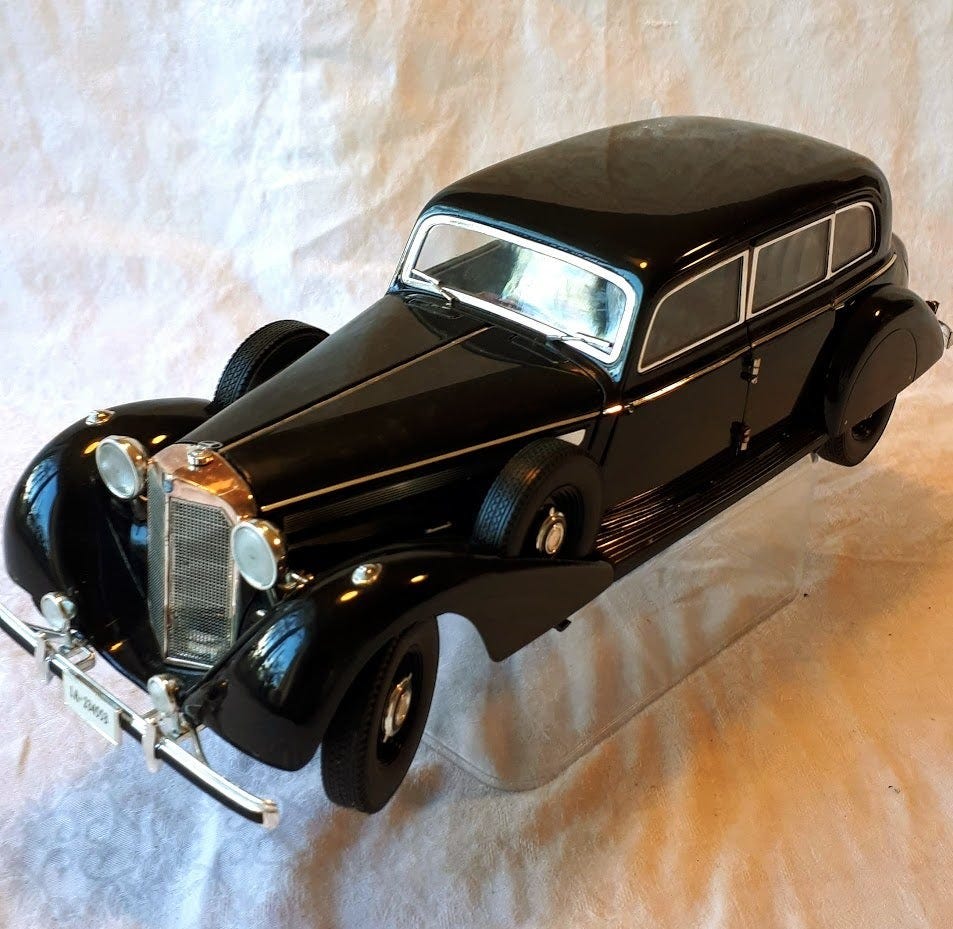 1938 Mercedes Benz 770K - die cast - modèle de collection - Signature 18129-1