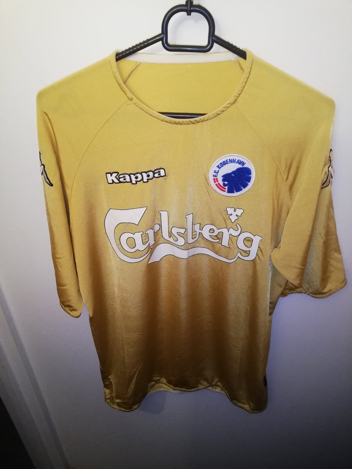 Maillot Kappa F.C. Copenhagen – Taille XS – Noir – Polyester – État Correct