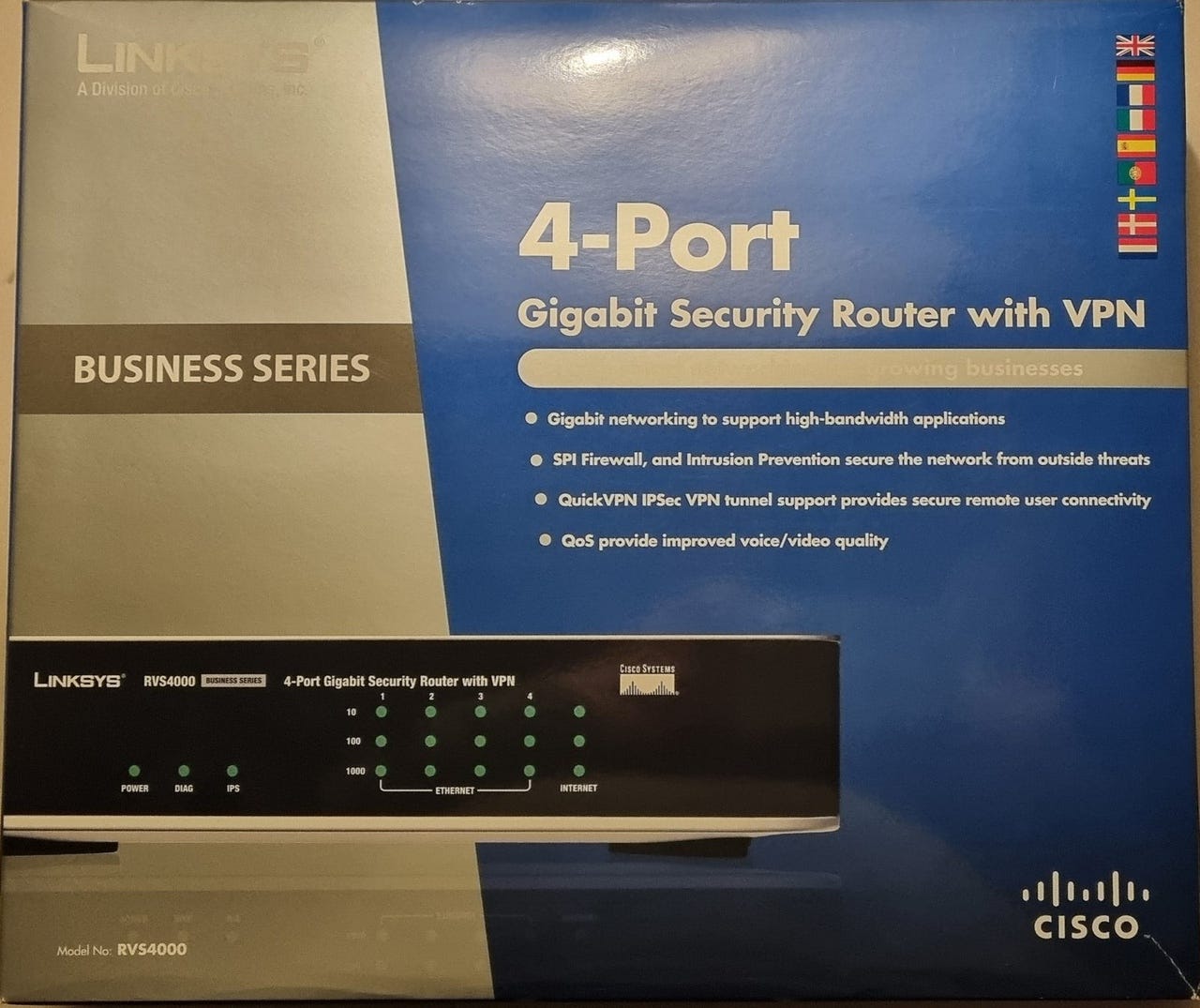 Linksys Rvs4000 Router Router, Linksys, Perfekt | DBA