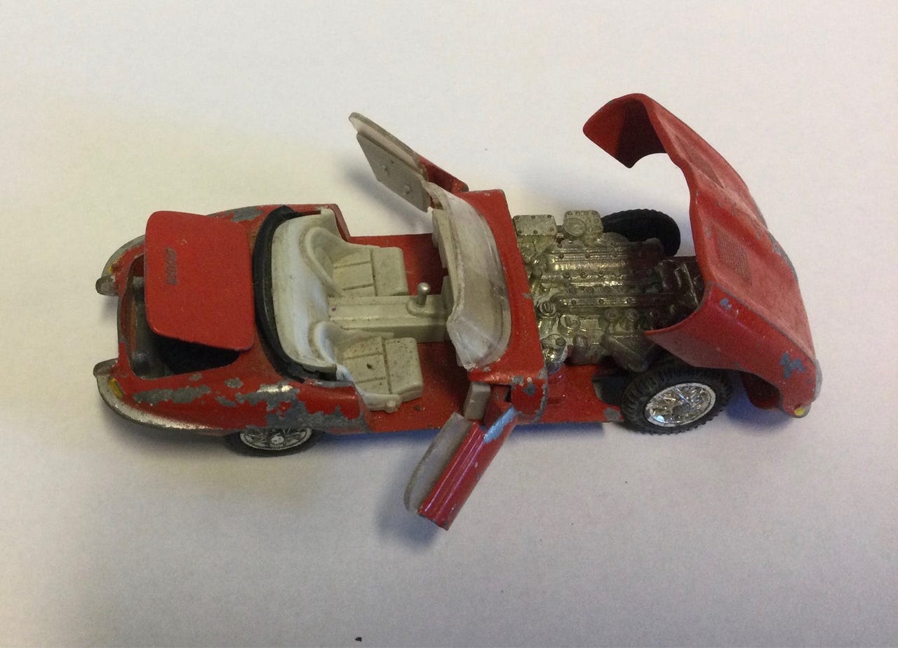 Modelbil, KIRK DENMARK Tekno Jaguar E Type, skala 10,5x4x2,5 cm. | DBA