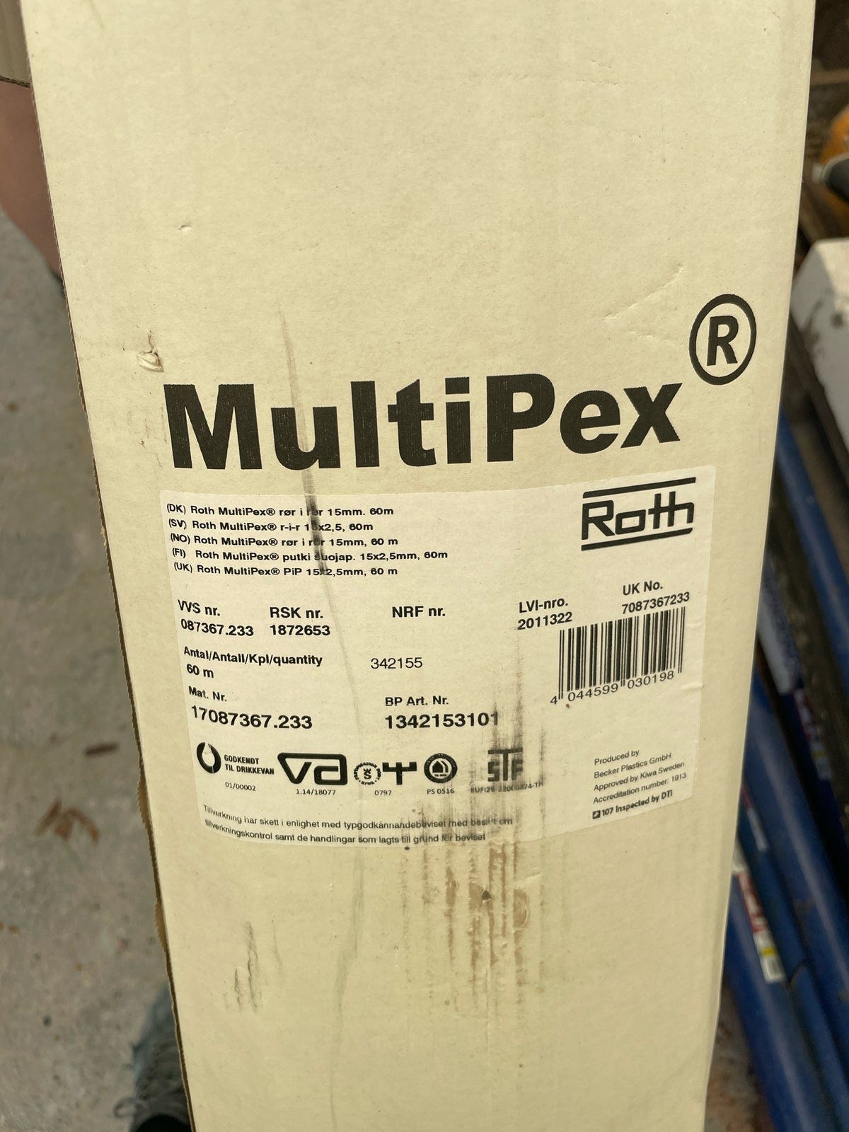 Pexrør og pexfittings, Roth | DBA