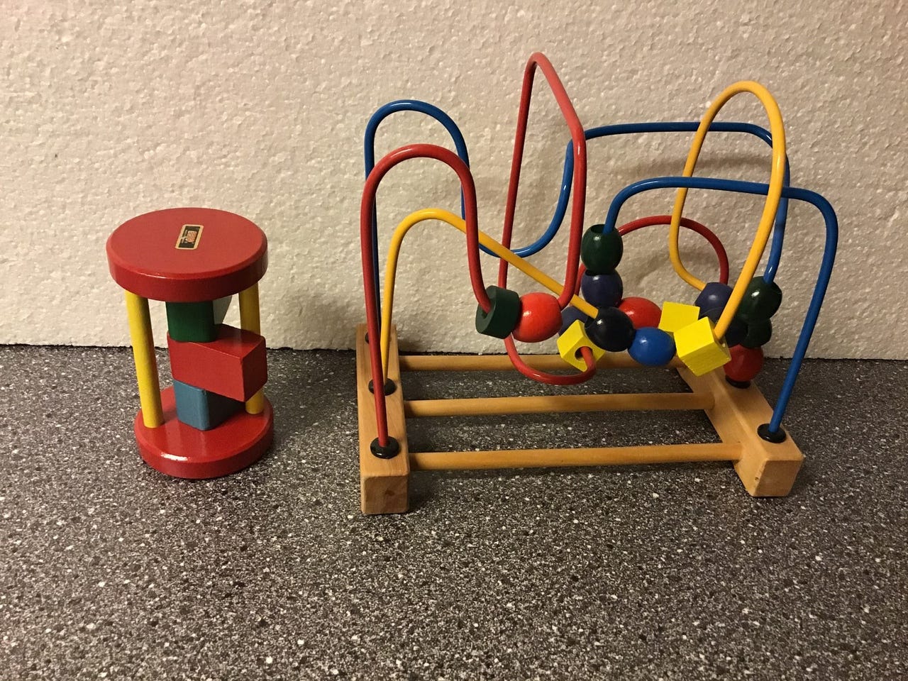 Andet legetøj, Træ Kuglebane Træ Rangle Trærangle, Rangle Brio ...