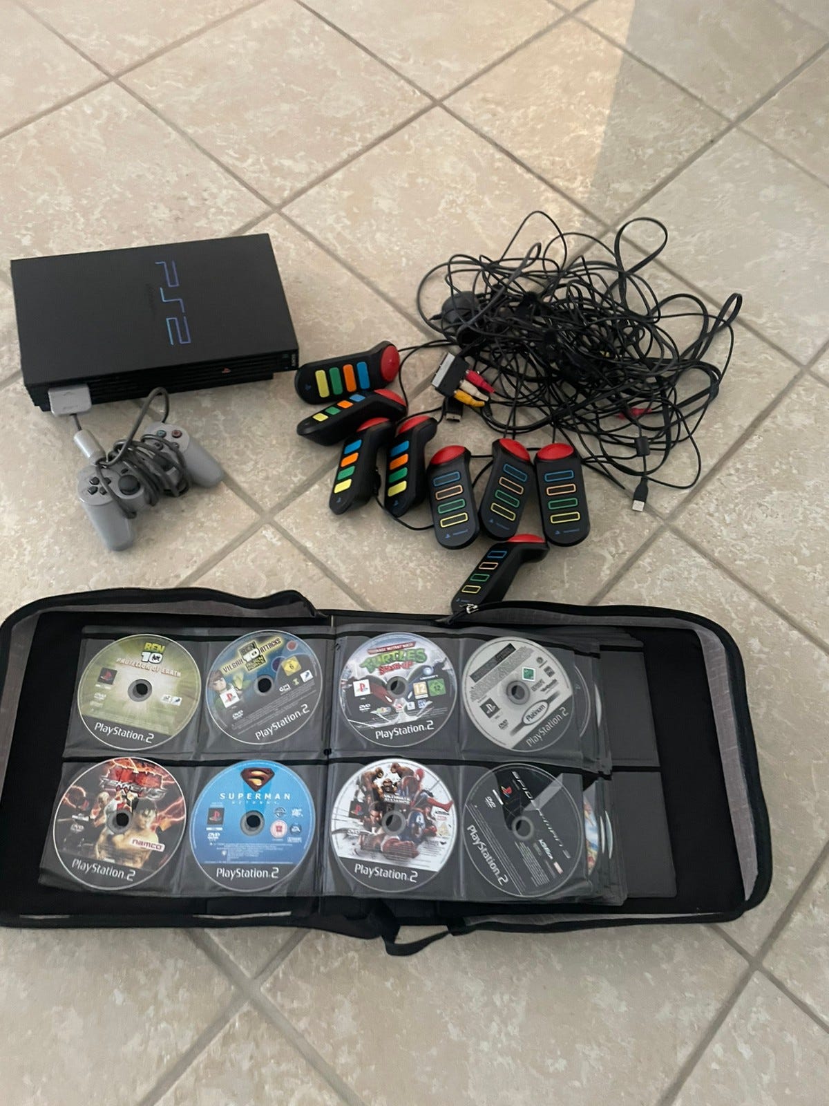 PS 2 med tilbehør og 55 spil | DBA
