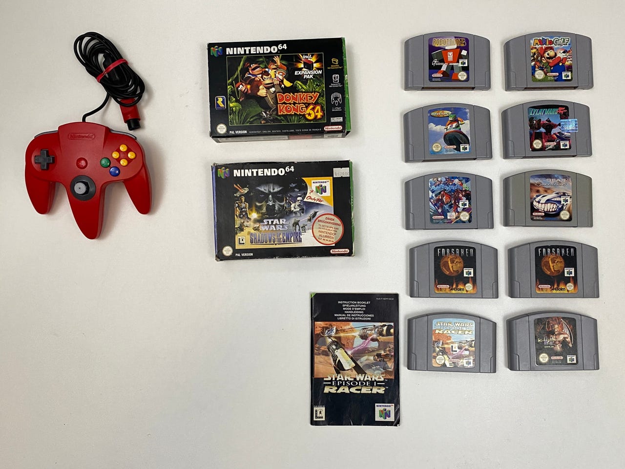 Nintendo 64 spil og controller | DBA