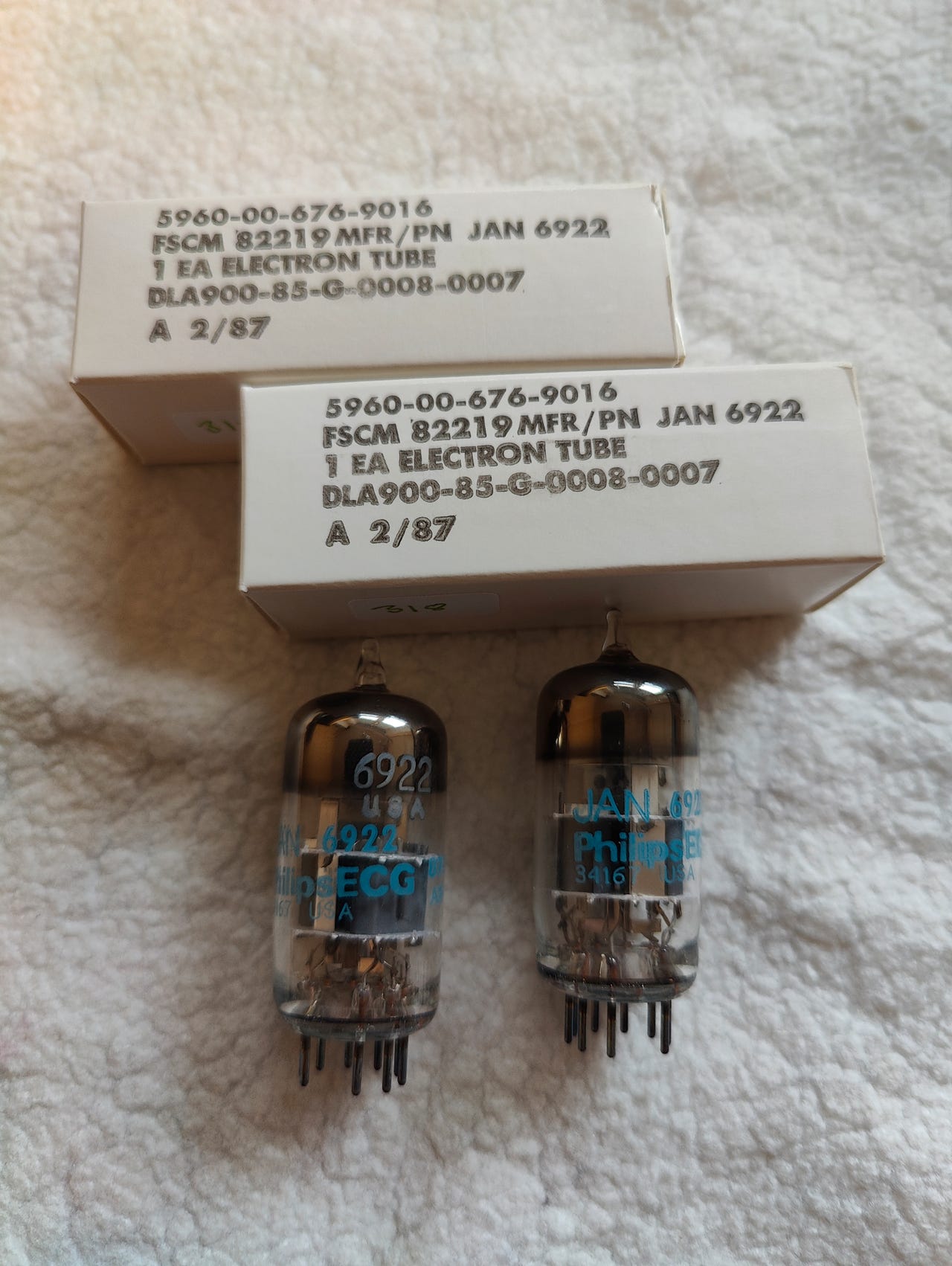 JAN Philips ECG 6922 (E88CC) | DBA