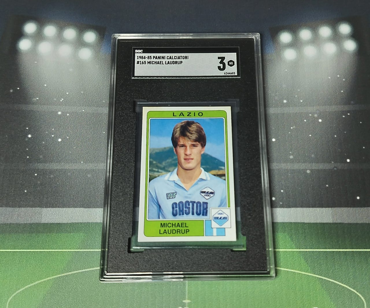 Autocollant Michael Laudrup Lazio #138 Calciatori 1984/85 - EDIS - Non Collé