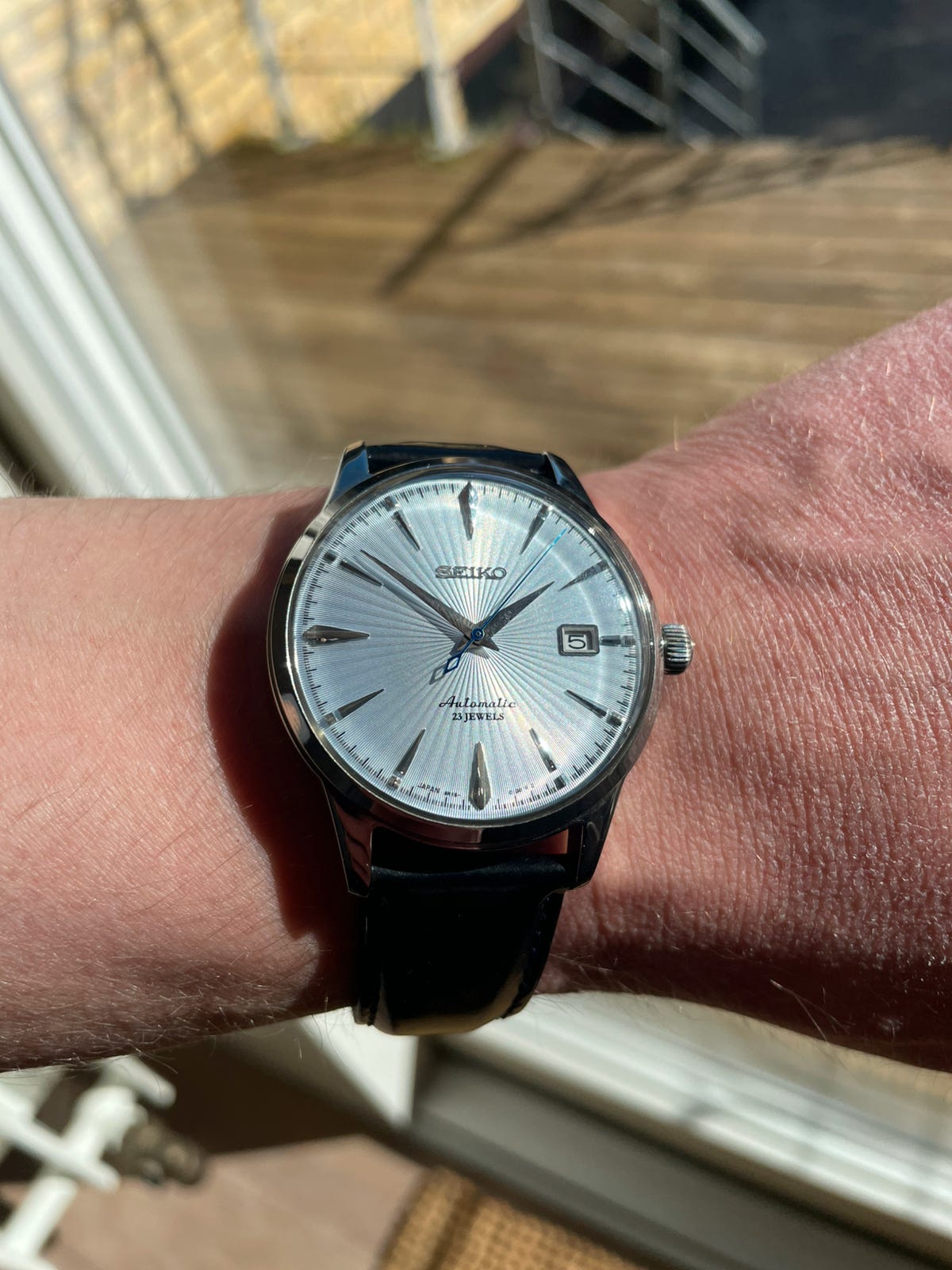 Seiko Sarb065 On Wrist Seiko 1FE100LBBD1 Hour Hand SARB065