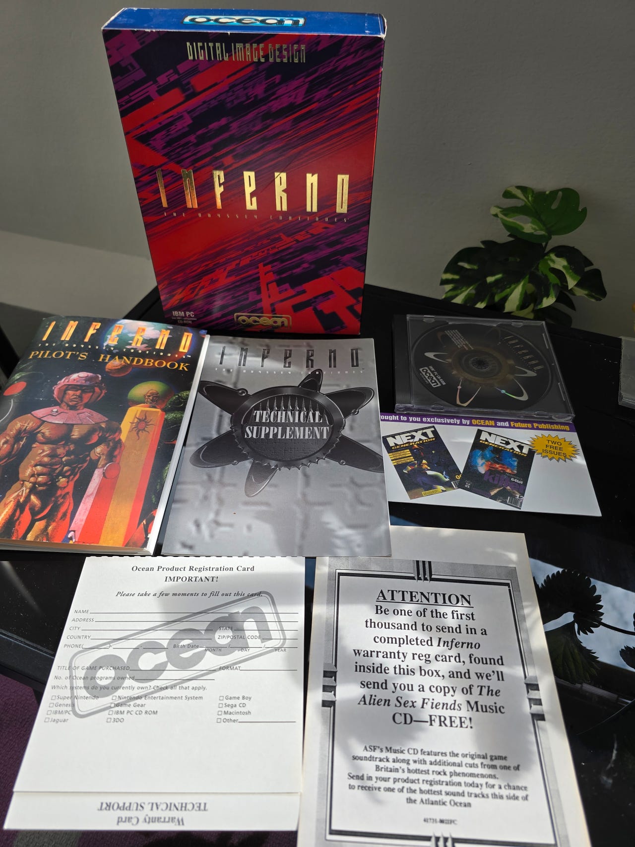 Inferno - The Odyssey Continues - Jeu PC Big Box FR - Édition Ocean 1994 - Jeu De Boxe Rétro Complet