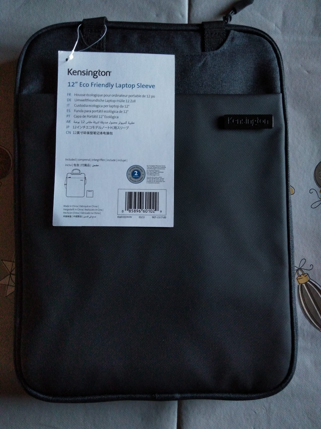 Kensington Eco-Friendly Laptop Sleeve 12