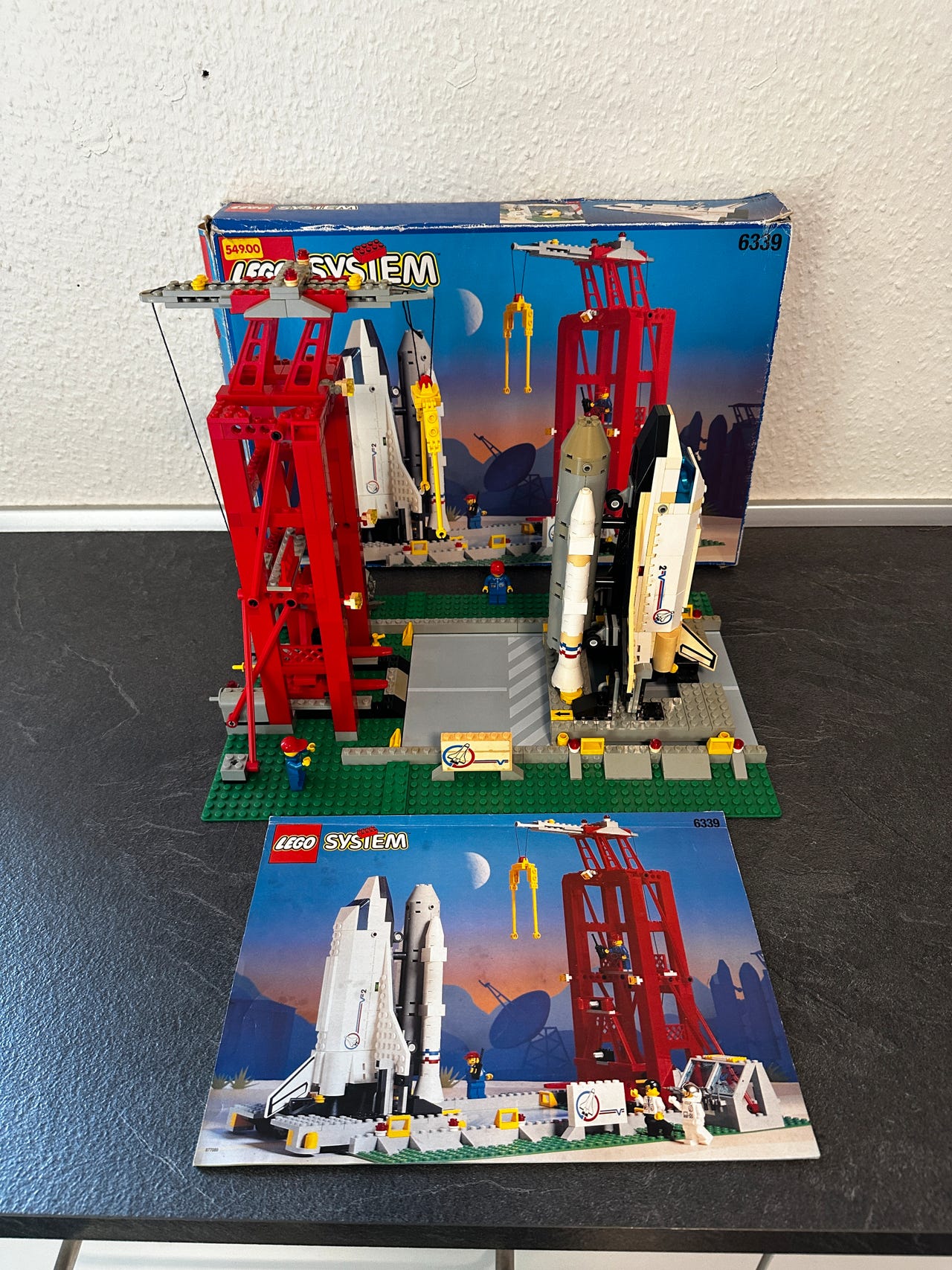 LEGO System 6339 Shuttle Launch Pad med kasse DBA