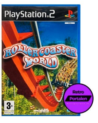 Jeu PS2 Roller Coaster World - Loose (disque Seul), VF, Bon état, Envoi Rapide