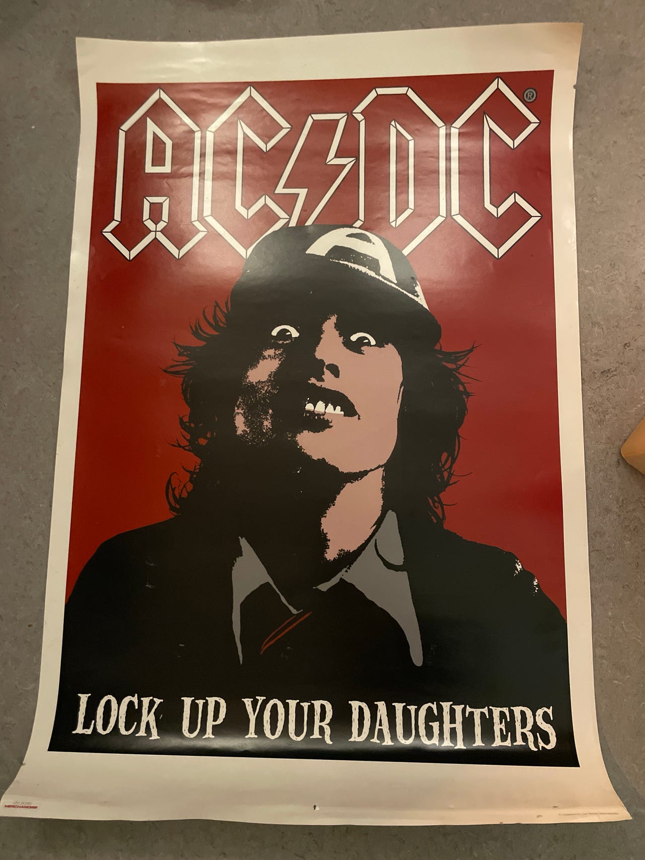 AC/DC Angus Young plakat | DBA