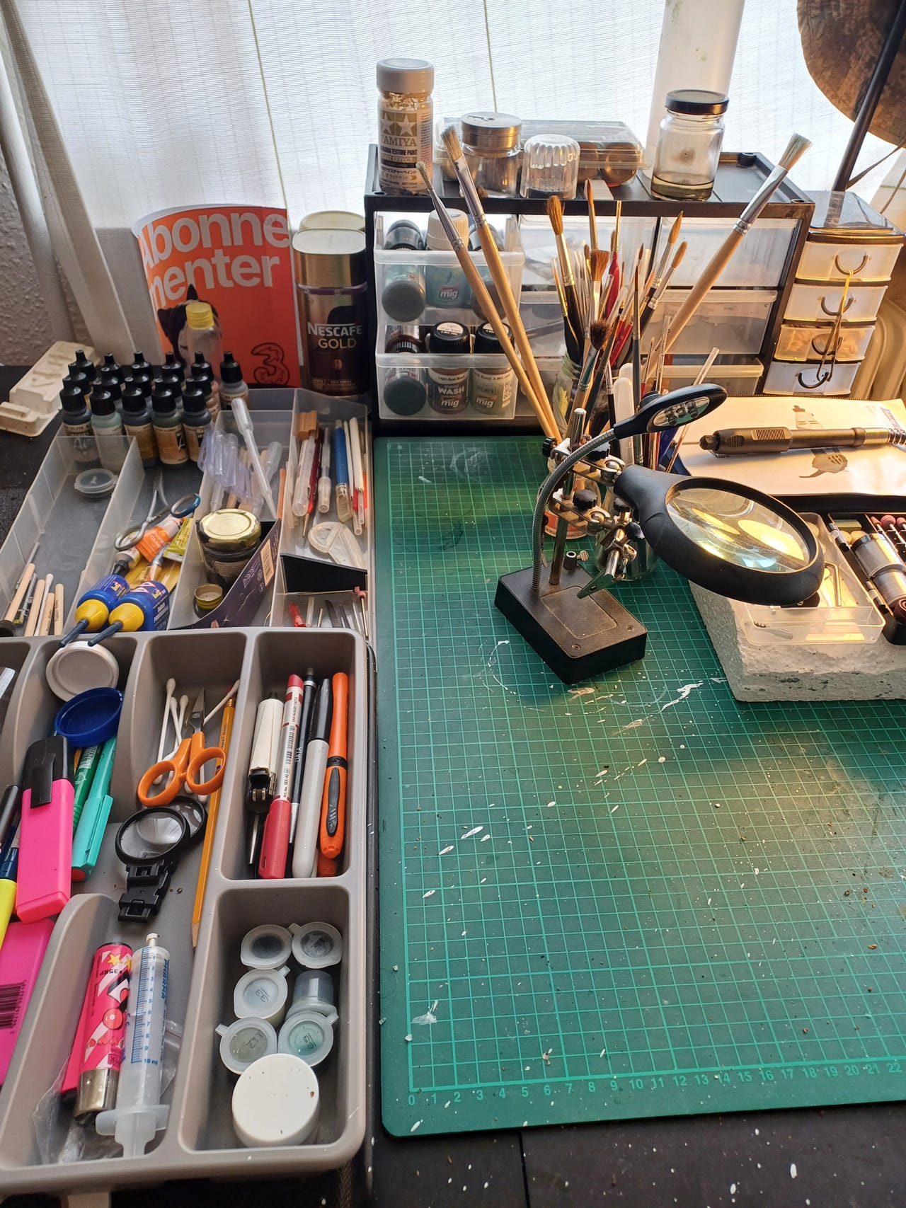 Modelhobby male/værktøjs-materialer, pensler etc... | DBA
