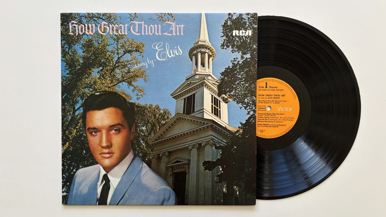 Elvis Presley How Great Thou Art UK 英盤LP Elvis Presley How Great Thou Art UK英盤 深溝 Elvis Presley