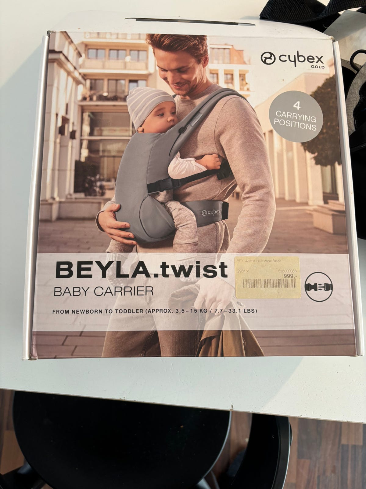 Cybex gold beyla twist baby carrier DBA