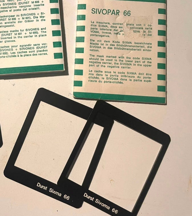 Porte-négatifs Durst Sivoneg Pour Agrandisseur M601 – Occasion Bon état