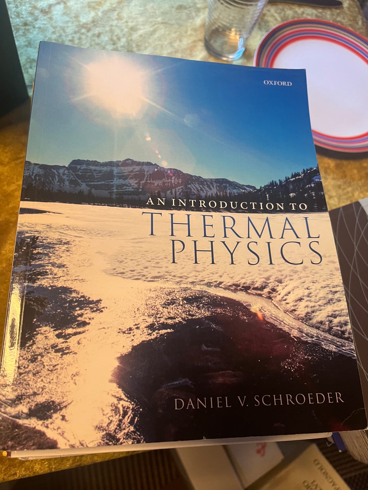 An Introduction to Thermal Physics Af Daniel V. Schroeder | DBA