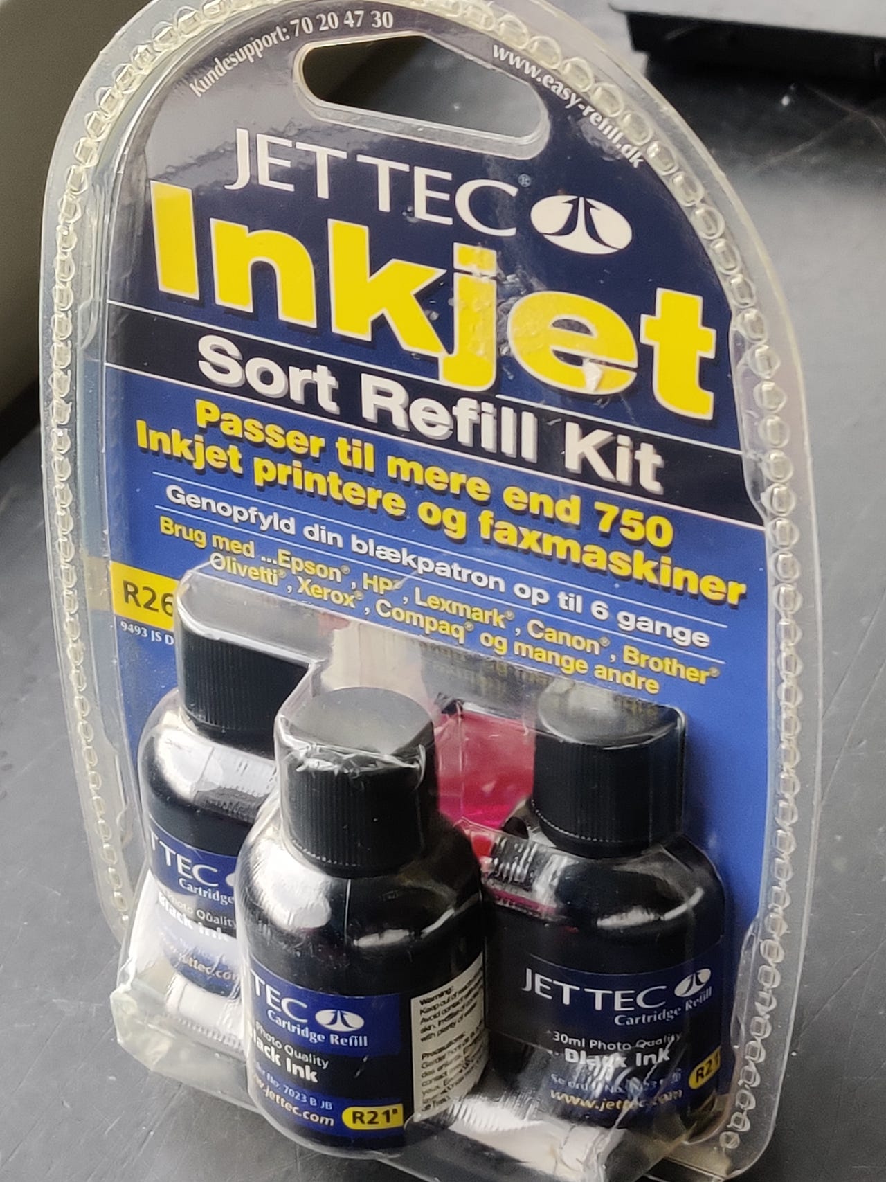 Injeket Refill (Sort) | DBA