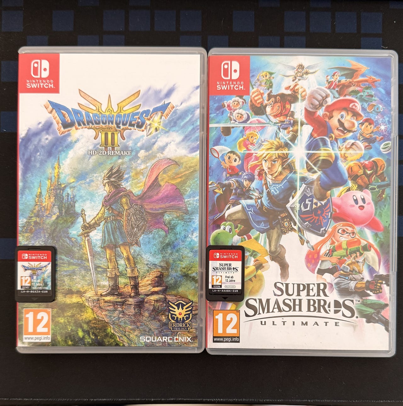 Nintendo Switch Dragon Quest II & Super Smash Bros Ultimate Spil | DBA