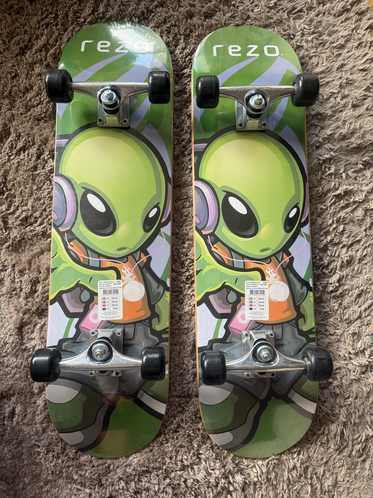Rezo skateboard ink.Crivit Skate Pad Set Beskyttelsesudstyr til ...