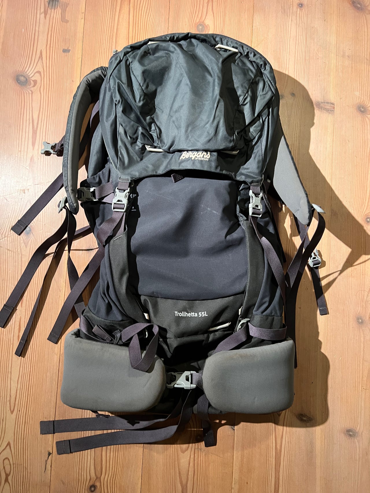 Bergans Trollhetta Women 55 liter Rygsæk Grå DBA