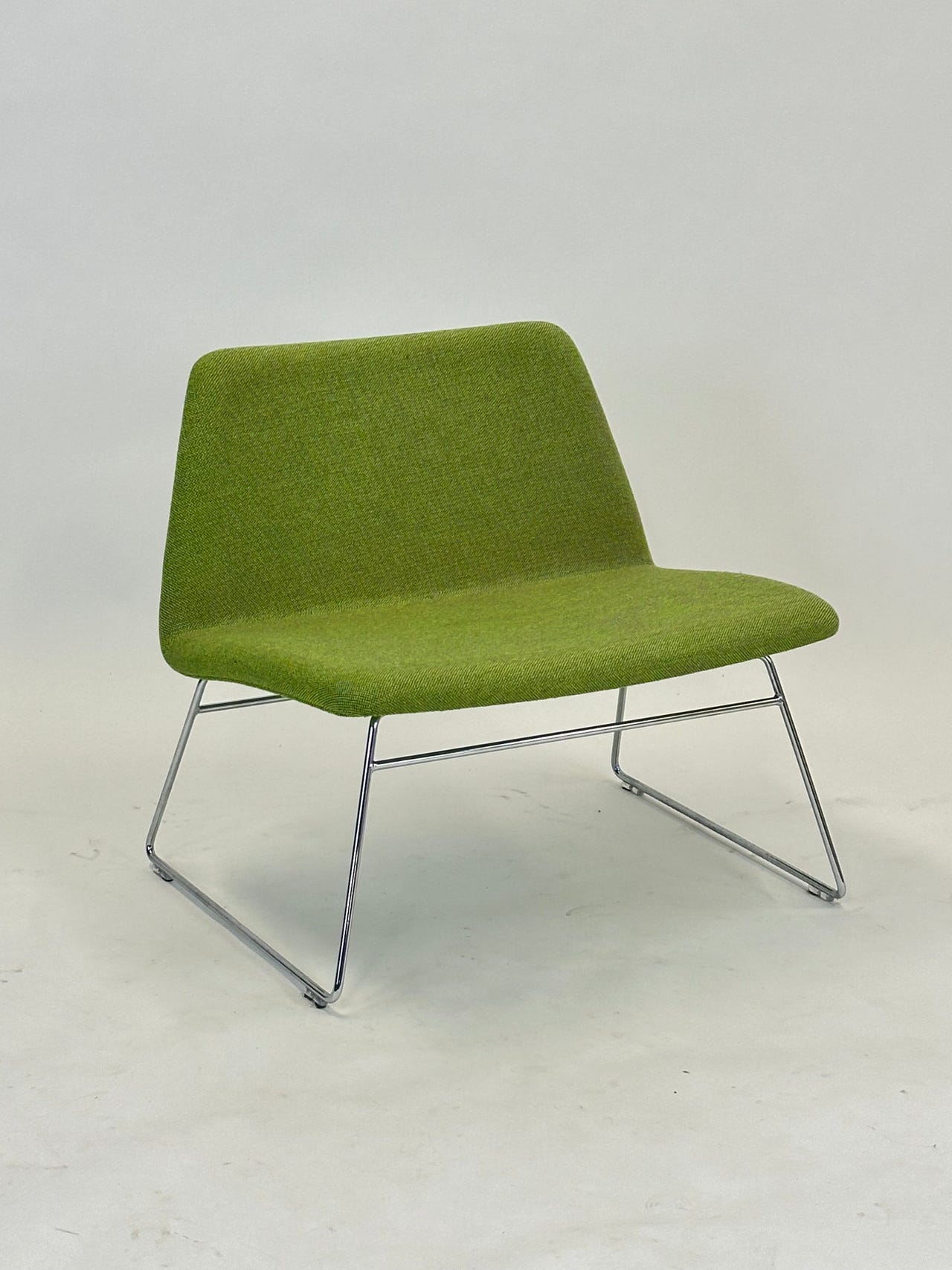 Paustian Spinal Chair 80 Loungestol – Grøn med Krom Stel | DBA