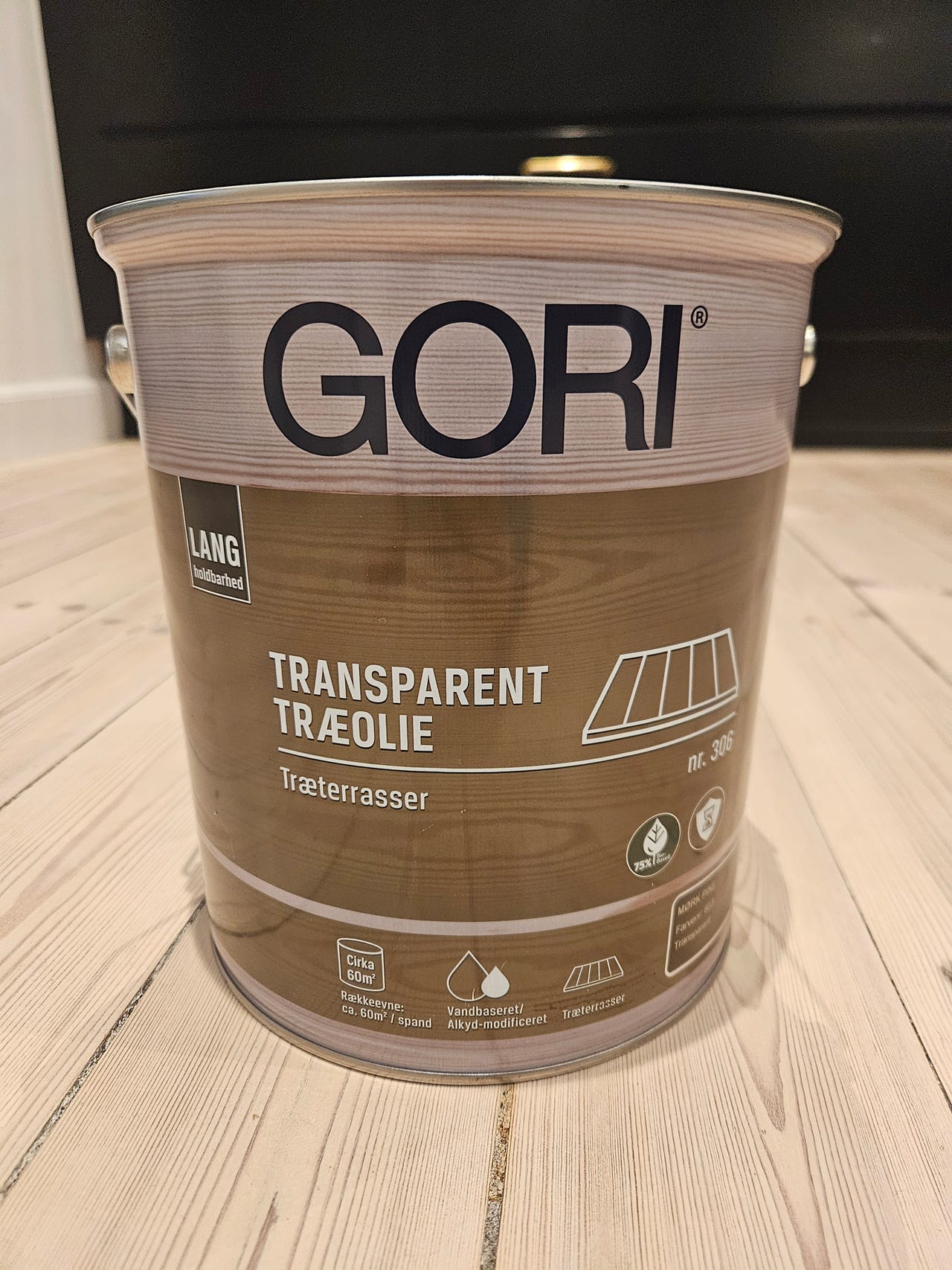 Uåbnet 5 l. transparent træolie fra Gori | DBA