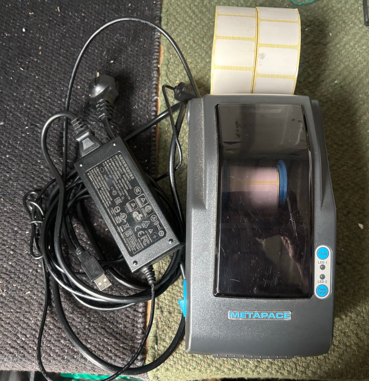 Metapace L-22D Termisk labelprinter 24V 2,5A | DBA