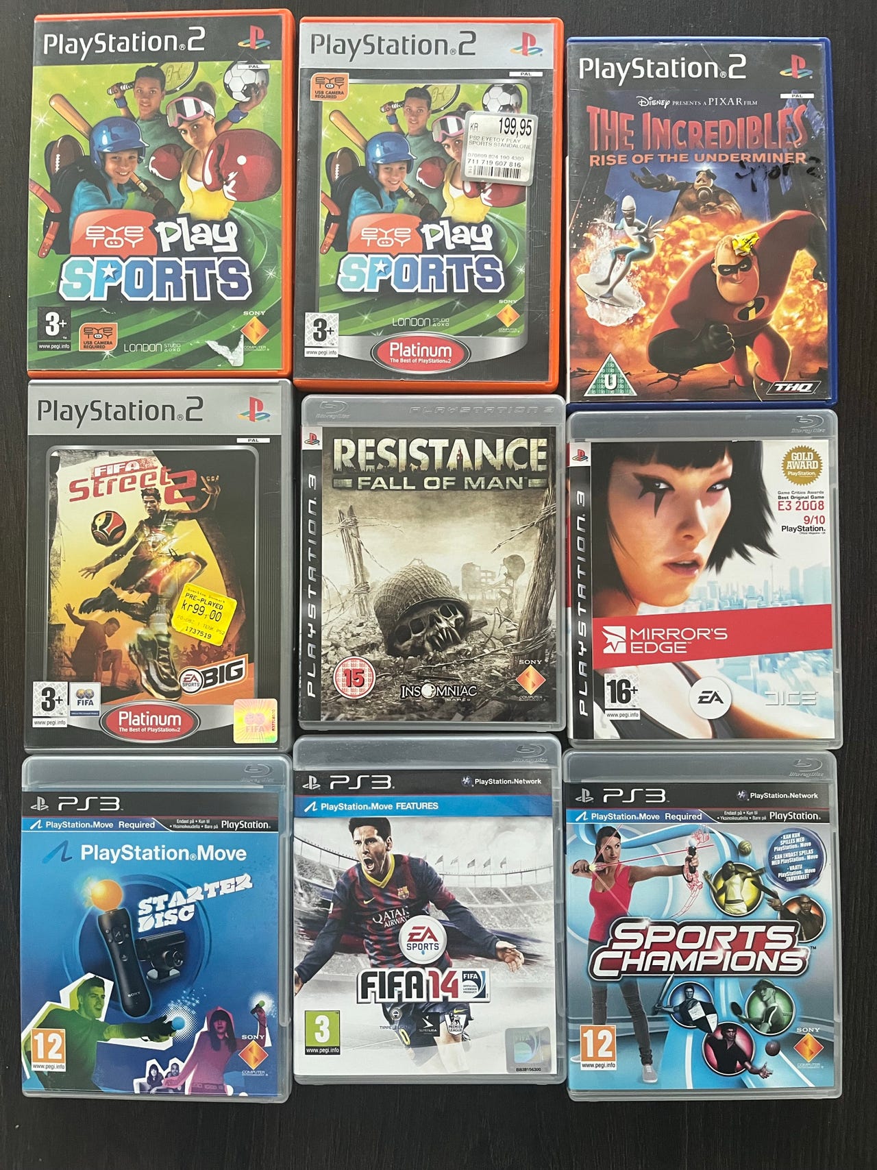 Playstation 3 og 2 Spilpakke 9 spil kun 120kr | DBA