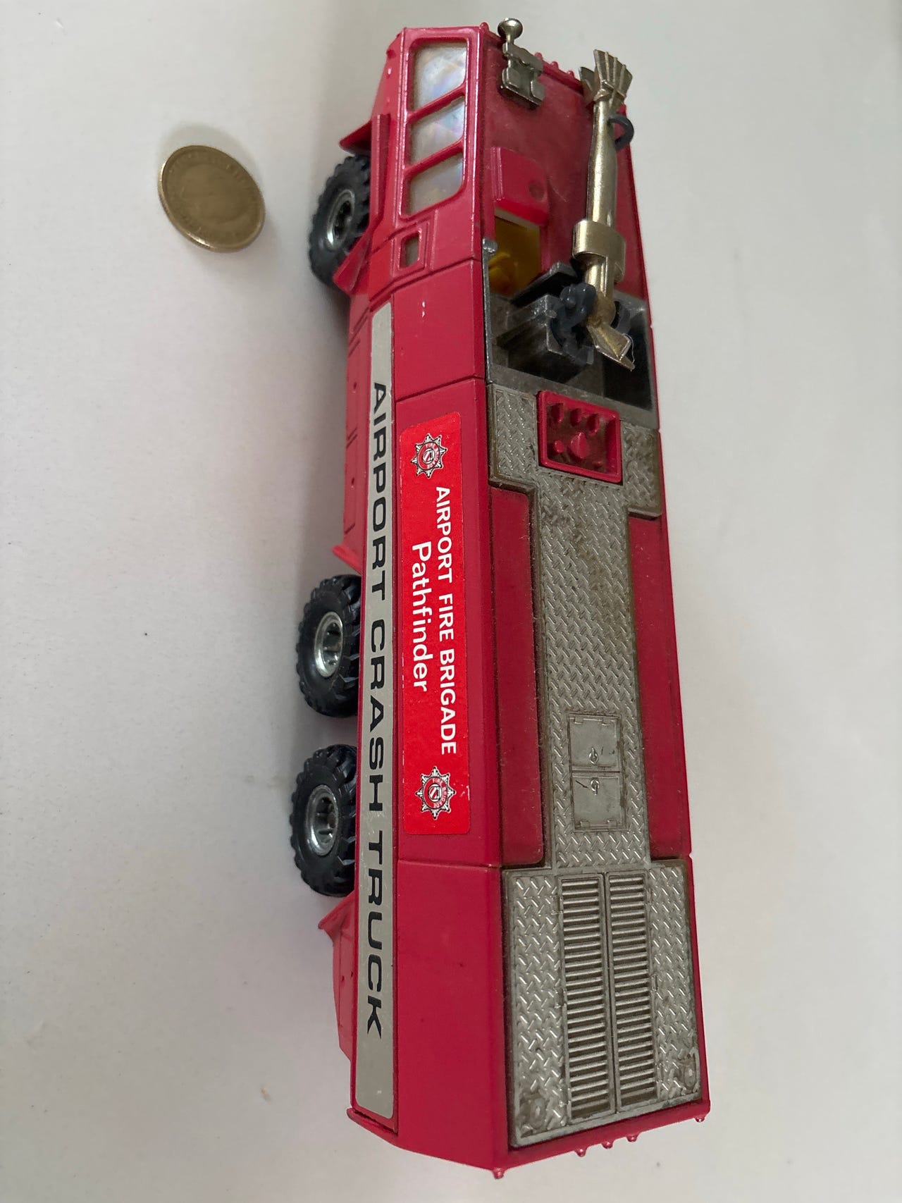 Jouet Miniature CORGI TOYS - Camion De Pompier Chubb Pathfinder Airport Crash - Occasion - Collection