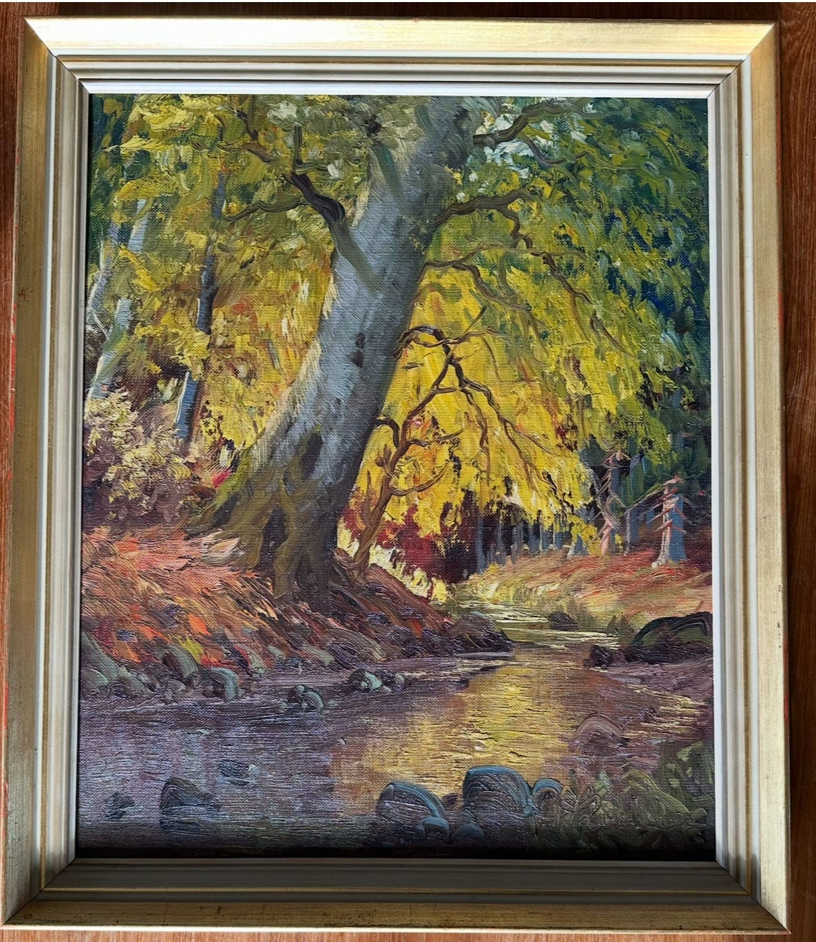 Oliemaleri af Gustav P Rimmer 1904-1988 | DBA