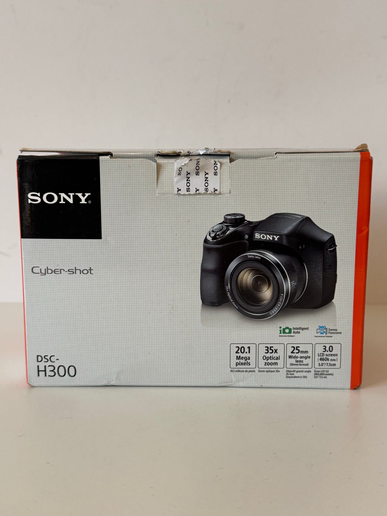 Sony Cyber-shot DSC-H300 Digital Kamera Sort DBA