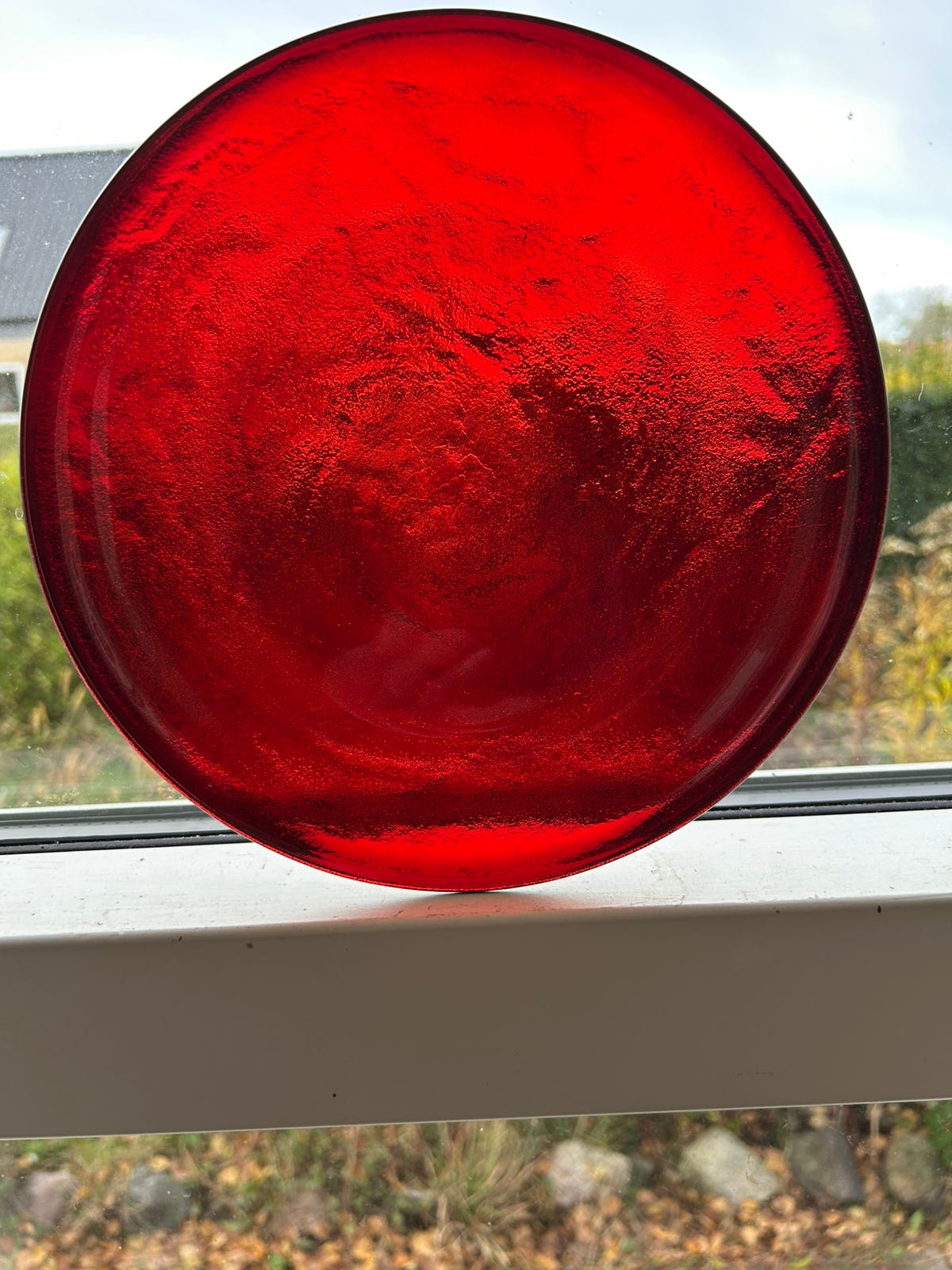 Arcoroc rødt glas 35kr | DBA