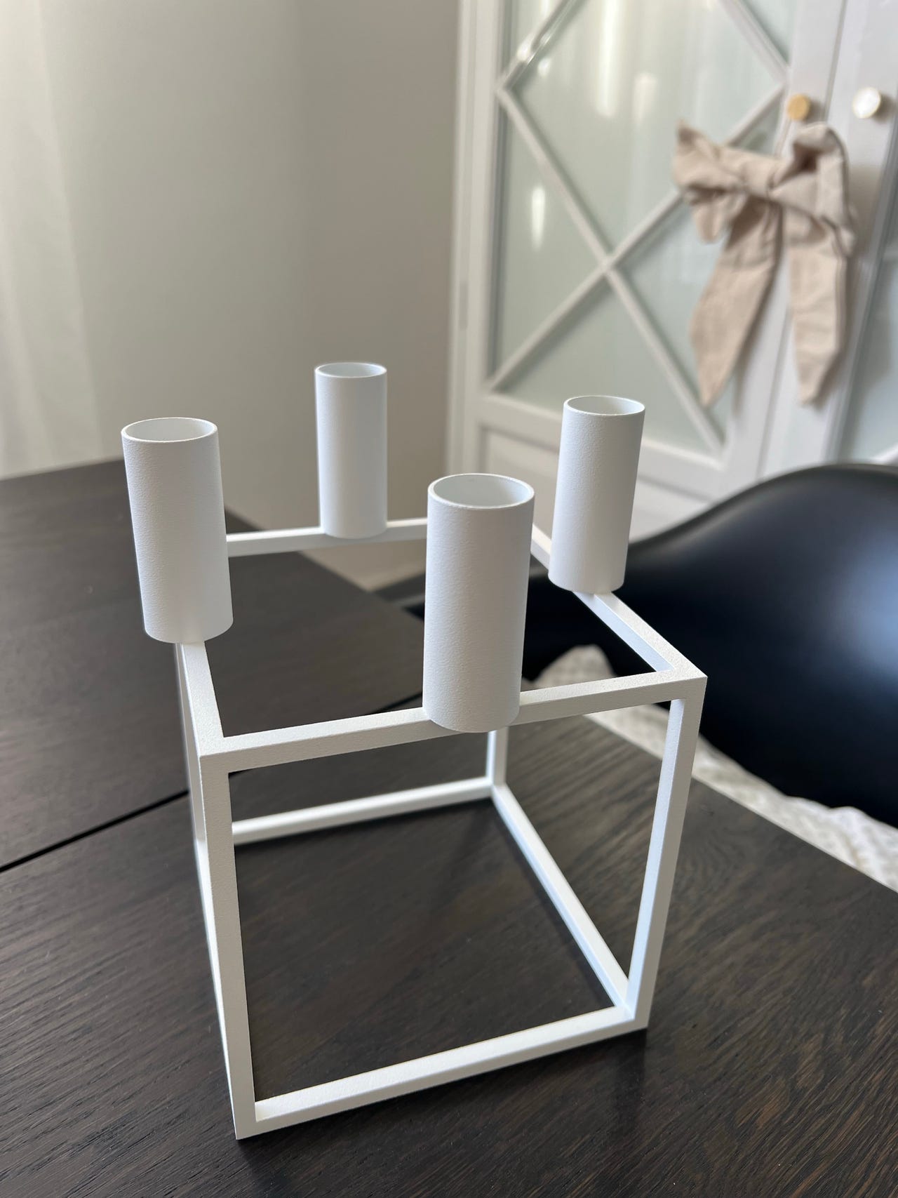 Audo Copenhagen Kubus Lysestage Hvid Metal | DBA